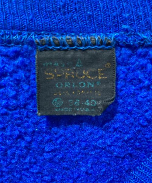 SPRUCE（スプルース）SPRUCE (スプルース) プリントスウェット ブルー サイズ:表記無しの古着・服飾アイテム