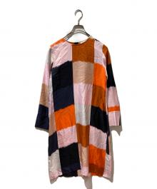 marimekko（マリメッコ）の古着「シルクワンピース」｜ピンク