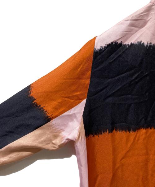 marimekko（マリメッコ）marimekko (マリメッコ) シルクワンピース ピンク サイズ:34の古着・服飾アイテム