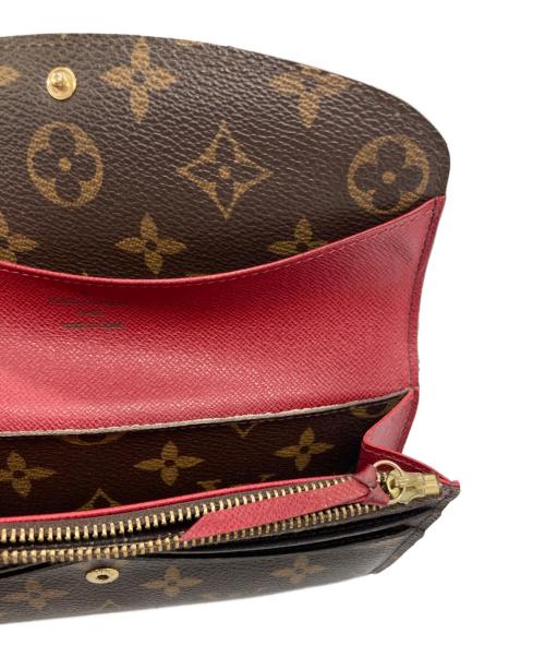 LOUIS VUITTON（ルイ ヴィトン）LOUIS VUITTON (ルイ ヴィトン) フラップ長財布 ルージュの古着・服飾アイテム