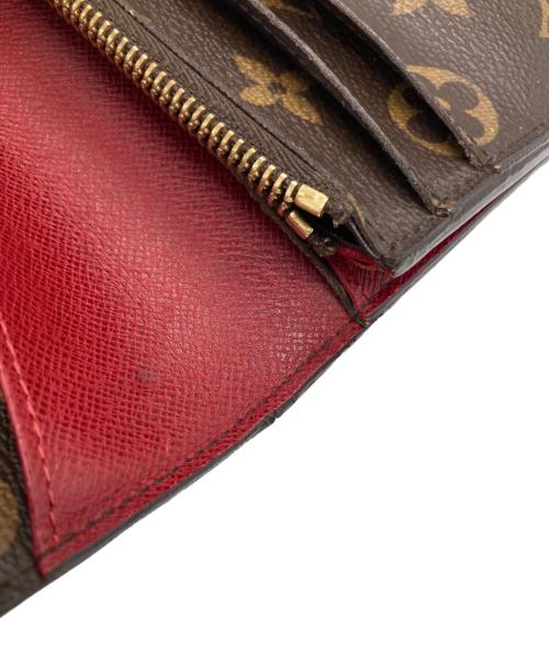 LOUIS VUITTON（ルイ ヴィトン）LOUIS VUITTON (ルイ ヴィトン) フラップ長財布 ルージュの古着・服飾アイテム