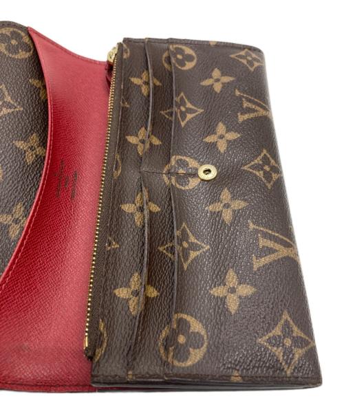 LOUIS VUITTON（ルイ ヴィトン）LOUIS VUITTON (ルイ ヴィトン) フラップ長財布 ルージュの古着・服飾アイテム