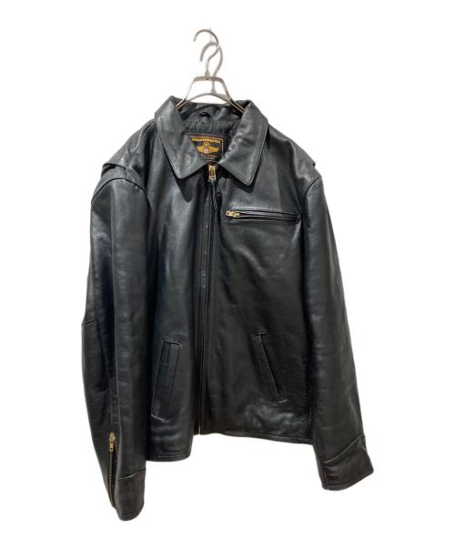 MORGAN MEMPHIS BELLE（モーガン メンフィス ベル）MORGAN MEMPHIS BELLE (モーガン メンフィス ベル) レザージャケット ブラック サイズ:46の古着・服飾アイテム