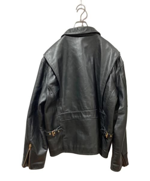 MORGAN MEMPHIS BELLE（モーガン メンフィス ベル）MORGAN MEMPHIS BELLE (モーガン メンフィス ベル) レザージャケット ブラック サイズ:46の古着・服飾アイテム