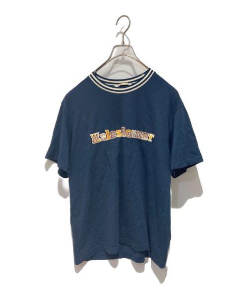 WALES BONNER（ウェールズボナー）WALES BONNER (ウェールズボナー) 23ss ロゴ刺繍Tee ネイビー サイズ:Mの古着・服飾アイテム
