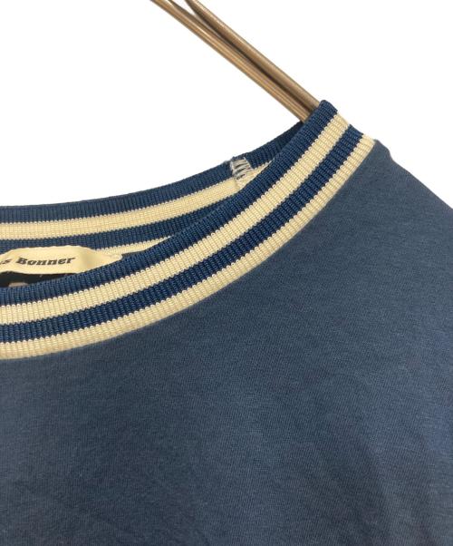 WALES BONNER（ウェールズボナー）WALES BONNER (ウェールズボナー) 23ss ロゴ刺繍Tee ネイビー サイズ:Mの古着・服飾アイテム