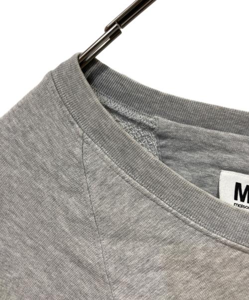 MM6 Maison Margiela（エムエムシックスメゾンマルジェラ）MM6 Maison Margiela (エムエムシックスメゾンマルジェラ) アシンメトリーS/Sスウェット グレー サイズ:FREEの古着・服飾アイテム