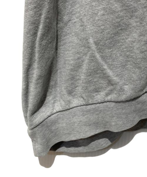 MM6 Maison Margiela（エムエムシックスメゾンマルジェラ）MM6 Maison Margiela (エムエムシックスメゾンマルジェラ) アシンメトリーS/Sスウェット グレー サイズ:FREEの古着・服飾アイテム