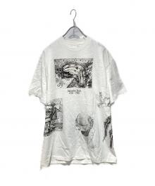 USED（ユーズド）の古着「art tee/マルチプリントアートTシャツ」｜ホワイト