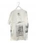 USED (ユーズド) art tee/マルチプリントアートTシャツ ホワイト サイズ:Ｌ：45000円
