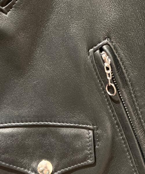 Schott（ショット）Schott (ショット) Leopard Double Riders ブラック サイズ:36の古着・服飾アイテム