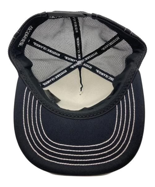 Hysteric Glamour（ヒステリックグラマー）Hysteric Glamour (ヒステリックグラマー) メッシュキャップ ブラック サイズ:ＦＲＥＥの古着・服飾アイテム