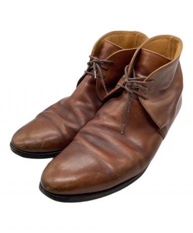 80s-90sVintage/　FREEMAN/フリーマン【size10E　27.5-28.0】チャッカブーツ　ショートブーツ〈ブラウン/茶/BROWN〉　/men's 管No.WZB-127 80s-90sVintage/ FREEMAN/フリーマン【size10E 27.5-28.0】チャッカ