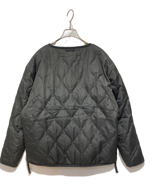 TAION（タイオン）TAION (タイオン) ミリタリー リバーシブル クルーネック ダウンジャケット ブラック サイズ:Mの古着・服飾アイテム