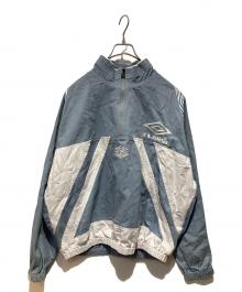 UMBRO×X-LARGE（アンブロ×エクストララージ）の古着「HALF ZIP PULLOVER JACKET」｜スカイブルー