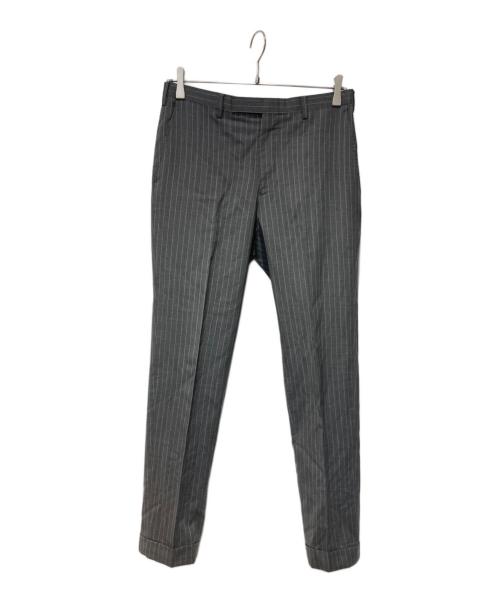 BURBERRY BLACK LABEL（バーバリーブラックレーベル）BURBERRY BLACK LABEL (バーバリーブラックレーベル) ピンストライプセットアップスーツ グレー サイズ:38Rの古着・服飾アイテム