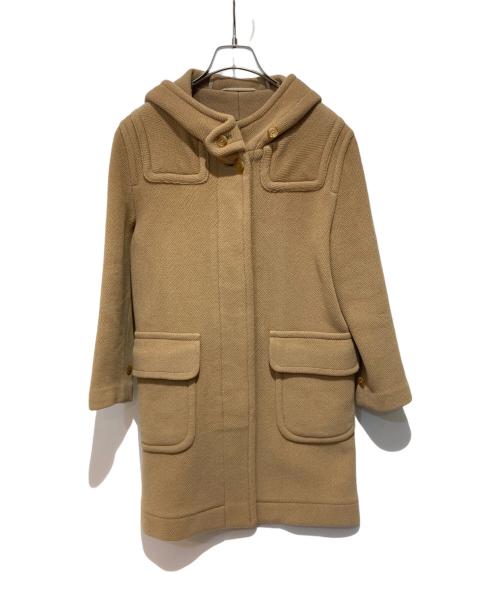 INVERTERE（インバーティア）INVERTERE (インバーティア) 比翼フーデットコート ベージュ サイズ:記載なしの古着・服飾アイテム