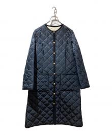 Traditional Weatherwear（トラディショナルウェザーウェア）の古着「キルティングロングコート」｜ブラック