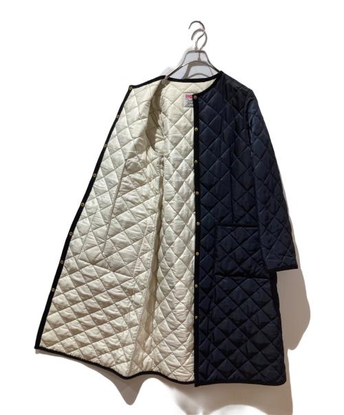 Traditional Weatherwear（トラディショナルウェザーウェア）Traditional Weatherwear (トラディショナルウェザーウェア) キルティングロングコート ブラック サイズ:34の古着・服飾アイテム
