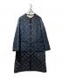 Traditional Weatherwear（トラディショナルウェザーウェア）の古着「キルティングロングコート」｜ブラック