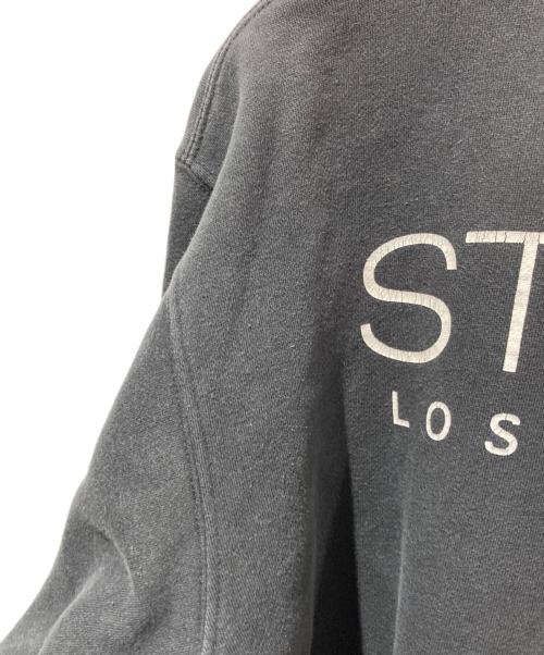 stussy（ステューシー）stussy (ステューシー) 90’s プリントスウェット ブラック サイズ:Mの古着・服飾アイテム