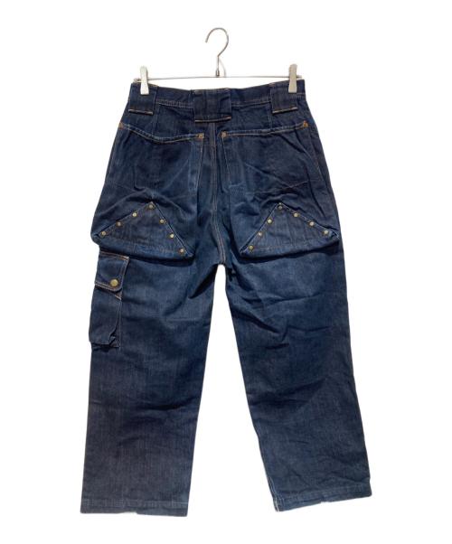 KAPITAL（キャピタル）KAPITAL (キャピタル) スタッズデニムカーゴパンツ インディゴ サイズ:2の古着・服飾アイテム