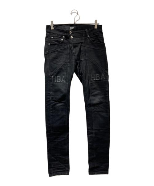Hood By Air（フッドバイエアー）Hood By Air (フッドバイエアー) パッチワークデニムパンツ ブラック サイズ:W28の古着・服飾アイテム