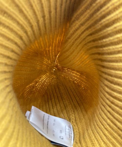 MONCLER（モンクレール）MONCLER (モンクレール) Palm Angels (パーム エンジェルス) BERRETTO TRICOT ニット帽 イエローの古着・服飾アイテム