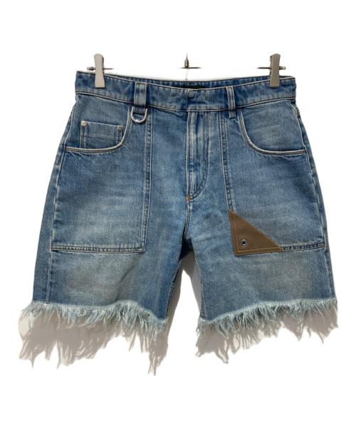 FENDI（フェンディ）FENDI (フェンディ) カットオフデニムショーツ インディゴ サイズ:32の古着・服飾アイテム