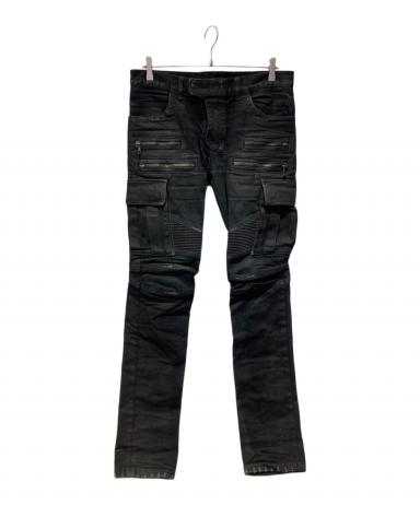 バルマン ウォッシュドブラック バイカーデニム28 美品 最終価格 レア