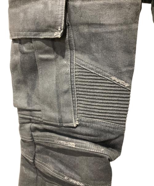 BALMAIN（バルマン）BALMAIN (バルマン) バイカーデニムパンツ ブラック サイズ:76 (W30)の古着・服飾アイテム