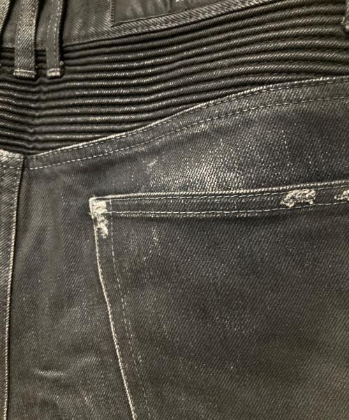 BALMAIN（バルマン）BALMAIN (バルマン) バイカーデニムパンツ ブラック サイズ:76 (W30)の古着・服飾アイテム