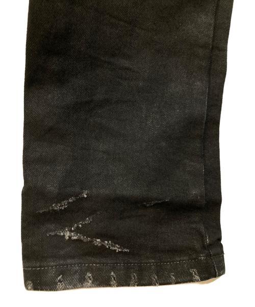 BALMAIN（バルマン）BALMAIN (バルマン) バイカーデニムパンツ ブラック サイズ:76 (W30)の古着・服飾アイテム