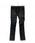 BALMAIN（バルマン）の古着「バイカーデニムパンツ」｜ブラック
