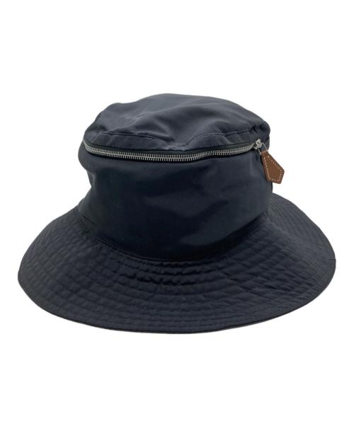 HERMES（エルメス）HERMES (エルメス) バケットハット ブラック サイズ:60の古着・服飾アイテム