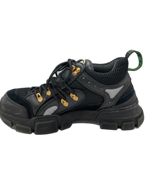GUCCI（グッチ）GUCCI (グッチ) FRASHTREK SNEAKER/フレッシュトレックスニーカー ブラック サイズ:7の古着・服飾アイテム