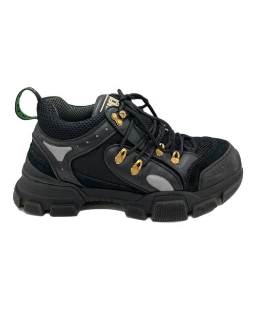 GUCCI（グッチ）GUCCI (グッチ) FRASHTREK SNEAKER/フレッシュトレックスニーカー ブラック サイズ:7の古着・服飾アイテム