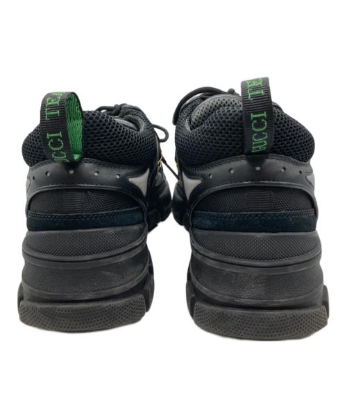 GUCCI（グッチ）GUCCI (グッチ) FRASHTREK SNEAKER/フレッシュトレックスニーカー ブラック サイズ:7の古着・服飾アイテム
