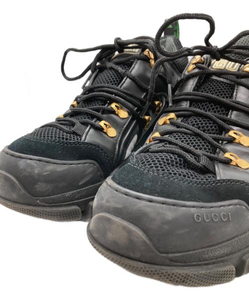 GUCCI（グッチ）GUCCI (グッチ) FRASHTREK SNEAKER/フレッシュトレックスニーカー ブラック サイズ:7の古着・服飾アイテム