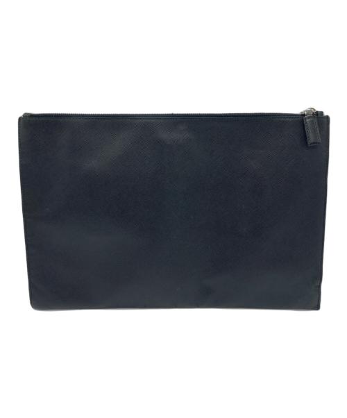 PRADA（プラダ）PRADA (プラダ) クラッチバッグ ブラックの古着・服飾アイテム