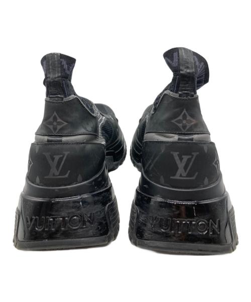 LOUIS VUITTON（ルイ ヴィトン）LOUIS VUITTON (ルイ ヴィトン) ランウェイパルスラインハイカットスニーカー ブラック サイズ:8の古着・服飾アイテム