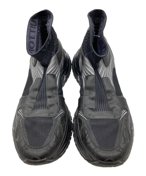 LOUIS VUITTON（ルイ ヴィトン）LOUIS VUITTON (ルイ ヴィトン) ランウェイパルスラインハイカットスニーカー ブラック サイズ:8の古着・服飾アイテム