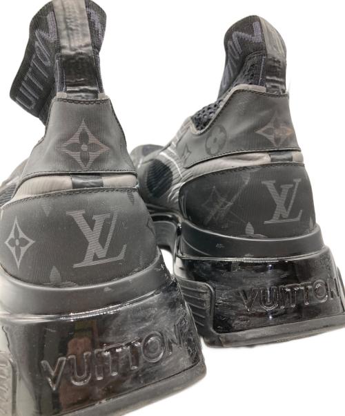 LOUIS VUITTON（ルイ ヴィトン）LOUIS VUITTON (ルイ ヴィトン) ランウェイパルスラインハイカットスニーカー ブラック サイズ:8の古着・服飾アイテム