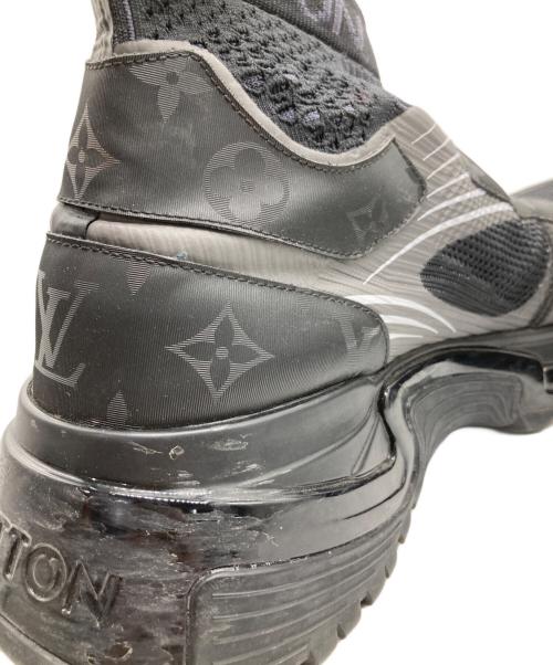 LOUIS VUITTON（ルイ ヴィトン）LOUIS VUITTON (ルイ ヴィトン) ランウェイパルスラインハイカットスニーカー ブラック サイズ:8の古着・服飾アイテム