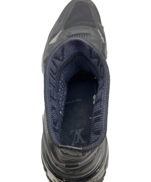 LOUIS VUITTON（ルイ ヴィトン）LOUIS VUITTON (ルイ ヴィトン) ランウェイパルスラインハイカットスニーカー ブラック サイズ:8の古着・服飾アイテム