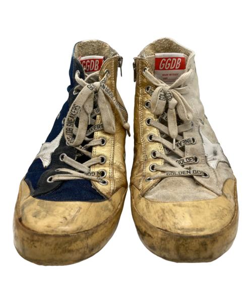 GOLDEN GOOSE（ゴールデングース）GOLDEN GOOSE (ゴールデングース) H.R.MARKET (ハリウッドランチマーケッド) コラボハイカットスニーカー ベージュ サイズ:ＦＲＥＥの古着・服飾アイテム