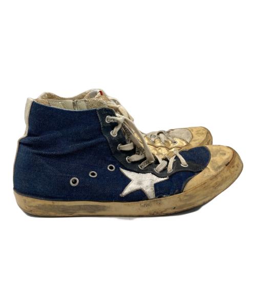 GOLDEN GOOSE（ゴールデングース）GOLDEN GOOSE (ゴールデングース) H.R.MARKET (ハリウッドランチマーケッド) コラボハイカットスニーカー ベージュ サイズ:ＦＲＥＥの古着・服飾アイテム