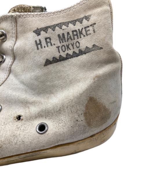 GOLDEN GOOSE（ゴールデングース）GOLDEN GOOSE (ゴールデングース) H.R.MARKET (ハリウッドランチマーケッド) コラボハイカットスニーカー ベージュ サイズ:ＦＲＥＥの古着・服飾アイテム