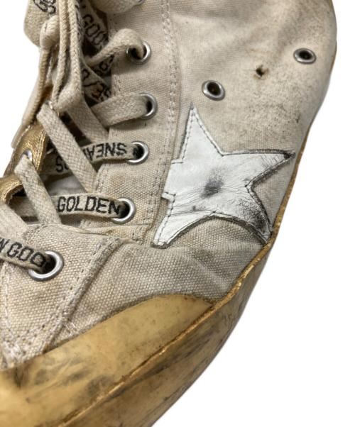 GOLDEN GOOSE（ゴールデングース）GOLDEN GOOSE (ゴールデングース) H.R.MARKET (ハリウッドランチマーケッド) コラボハイカットスニーカー ベージュ サイズ:ＦＲＥＥの古着・服飾アイテム
