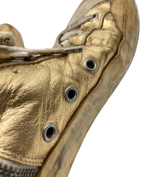 GOLDEN GOOSE（ゴールデングース）GOLDEN GOOSE (ゴールデングース) H.R.MARKET (ハリウッドランチマーケッド) コラボハイカットスニーカー ベージュ サイズ:ＦＲＥＥの古着・服飾アイテム